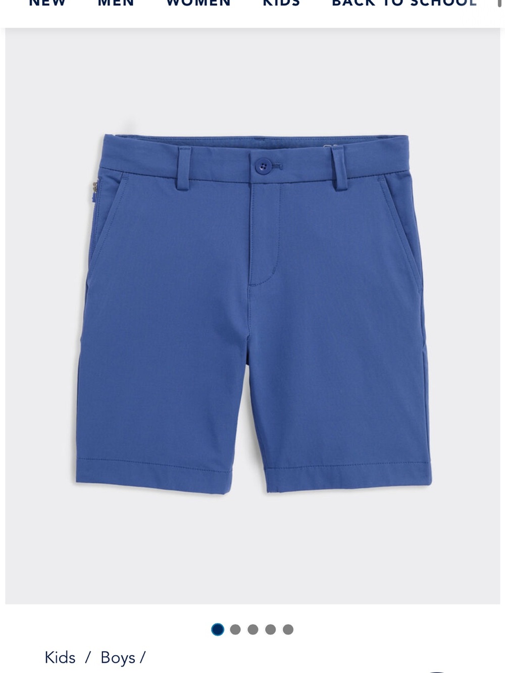 Vineyard Vines Youth Performance Golf Shorts - size 12